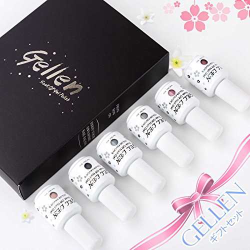 Gellen 透心瓶new 第二弾 ジェルネイル カラーポリッシュ 厳選6色 8ml Uv Led カラージェル セット 桜の雨 パールピンクの通販はau Pay マーケット Ajプラザ２号店