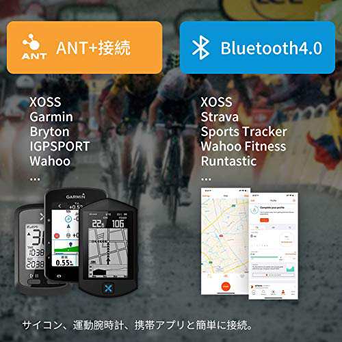 Xoss新しい自転車コンピュータサイクリングケイデンスセンサースピードメーター自転車ant Bluetooth 4 0ワイヤレスサイクルコンピの通販はau Pay マーケット Miyumiyu