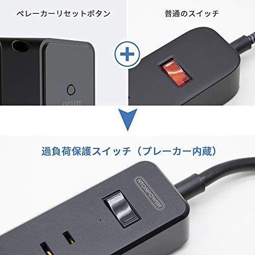 Ntonpower 電源タップ 4usbポート付き コンセント3個口 延長コード1 5m スリム たこあし配線 明るいledランプ 省エネ 一括 スイッチの通販はau Pay マーケット よろずやウェブマート