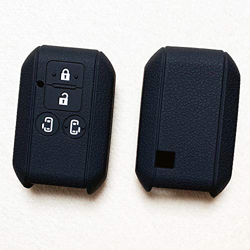 Ikt スズキ マツダ車用 スマートキー用シリコンカバー 4ボタン ブラック 新型スペーシア 新型スペーシアカスタム フレアワゴン フの通販はau Pay マーケット M S Online