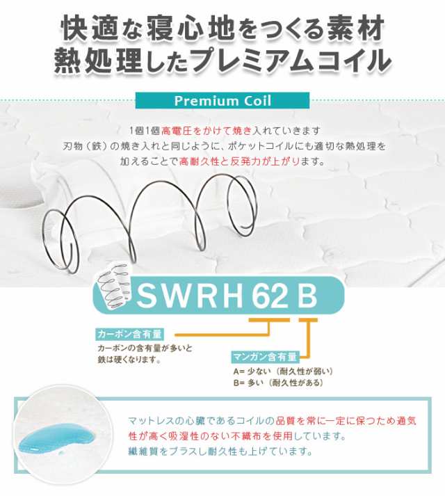 59%OFF!】 3Dメッシュ ポケットコイルマットレス グレー クイーン 柔らかめ