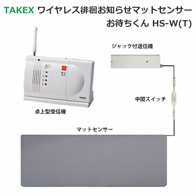 待望☆】 卓上型受信機セット 竹中エンジニアリング HW-M48 離床センサー TAKEX T ワイヤレス 徘徊お知らせお待ちくん 介護用ベッド、寝具