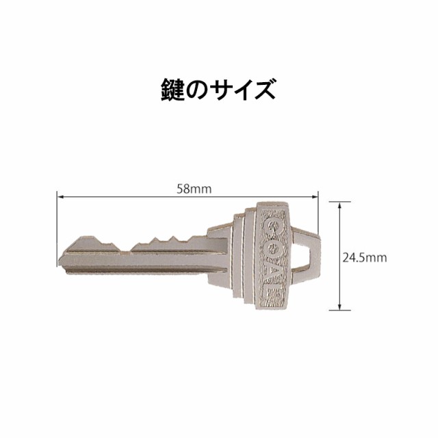 GOAL(ゴール) 6ピンシリンダー合鍵(メーカー純正子鍵) カギ スペア キー Pの通販はau PAY マーケット - 防犯グッズのあんしん壱番