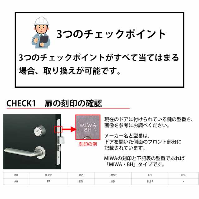 MIWA(美和ロック)交換用U9シリンダー DN仕様向け BH(DZ)用 ST色(MCY-247) 鍵 カギ 取替 ミワ 玄関の通販はau PAY  マーケット - 防犯グッズのあんしん壱番