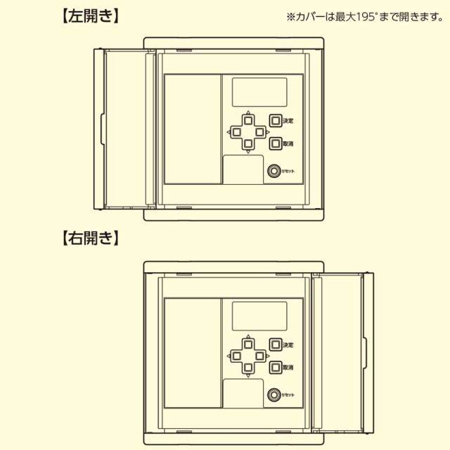 人気デザイナー MIWA 美和ロック TKU-003DCV WH 操作器 カバー 覗き見防止機能付き