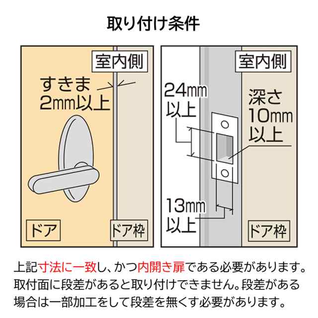 鍵 室内 ドア 部屋 後付け 補助錠 テレワーク 勉強 工事不要 ガードロック 内開き かんたん在宅ロックの通販はau PAY マーケット -  防犯グッズのあんしん壱番