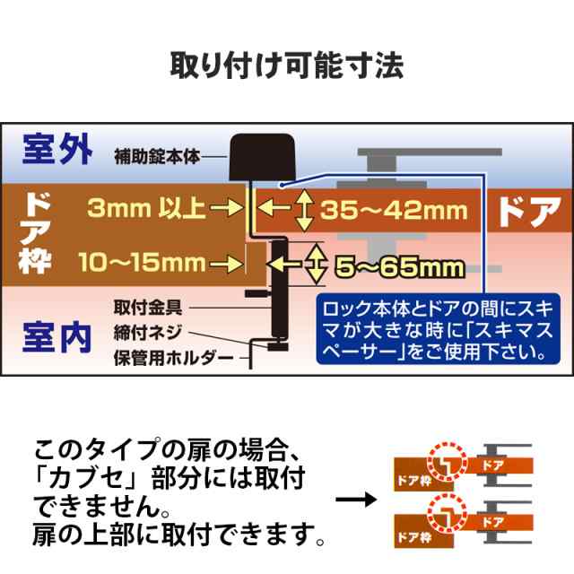 どあロックガード ダイヤルタイプ ブロンズ N 2427 鍵 カギ 補助錠 防犯 玄関 ドア 外開きの通販はau Pay マーケット 防犯グッズのあんしん壱番