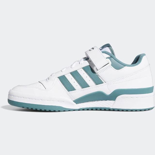 [アディダス] フォーラム ロー [FORUM LOW] フットウェアホワイト/フットウェアホワイト/ヘイジーエメラルド  FY7758 日本国内正規品 の通販は