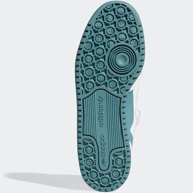 [アディダス] フォーラム ロー [FORUM LOW] フットウェアホワイト/フットウェアホワイト/ヘイジーエメラルド  FY7758 日本国内正規品 の通販は