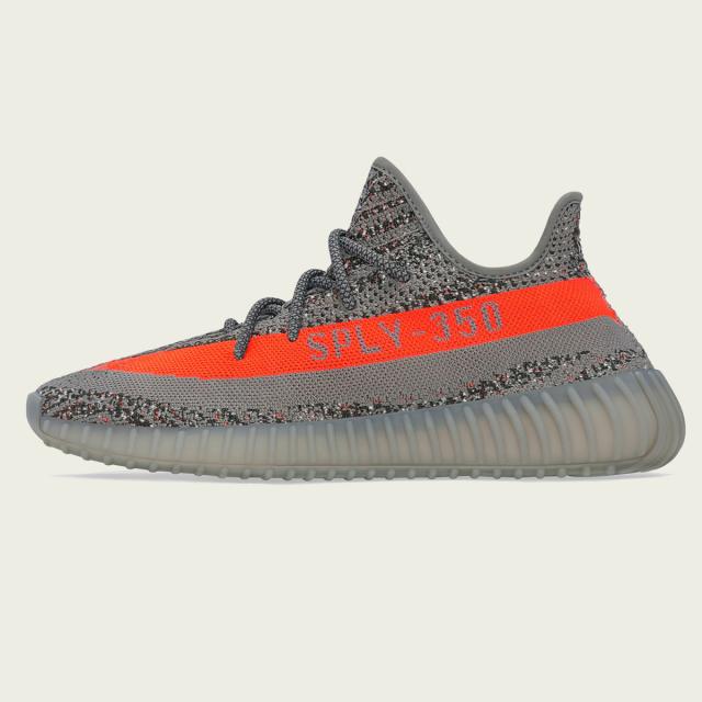 [アディダス] イージー ブースト 350 V2 [YEEZY Boost 350 V2] ベルーガ/リフレクティブ/グレー GW1229 日本国内正規品_2