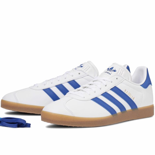 アディダス adidas ガゼル GAZELLE フットウェアホワイト/ブルー/ゴールド IH0369 日本国内正規品 