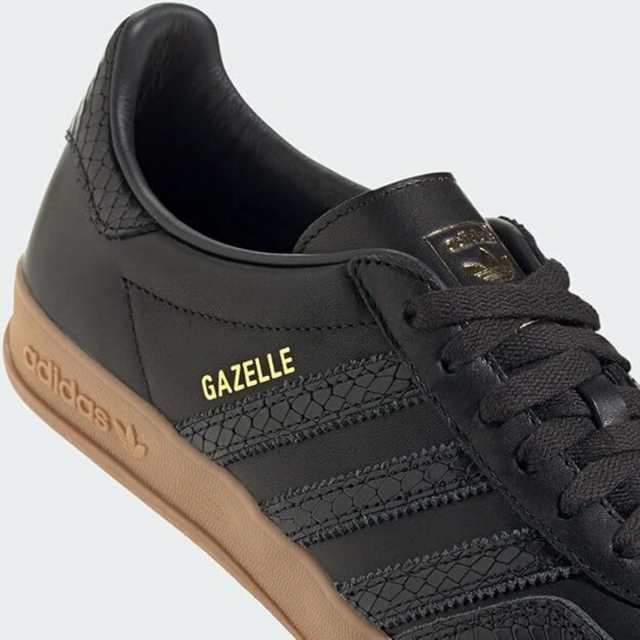 [アディダス] ガゼル インドア [GAZELLE INDOOR] コアブラック/コアブラック/ガム IF1978 