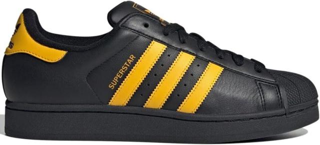[アディダス] スーパースター II [SUPERSTAR II] コアブラック/クルーイエロー/コアブラック JQ4727
