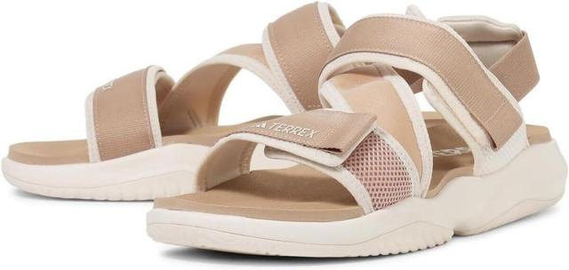 [アディダス] テレックス スムラ サンダル [TERREX SUMRA SANDALS] チョークホワイト/ワームサンドストーン/チョークホワイト JR1157