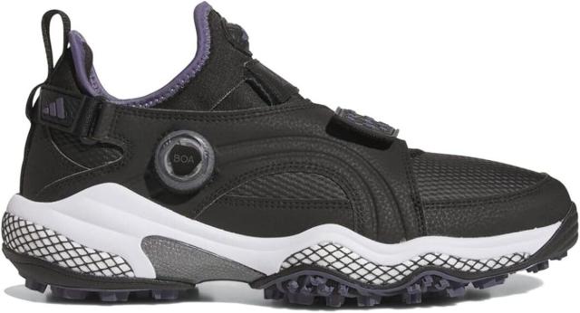 [アディダス] コードカオス 25 ミッドカット ボア [CODECHAOS 25 MIDCUT BOA SPIKELESS] ブラック/バイオレット/アイアンメタリック JP5186