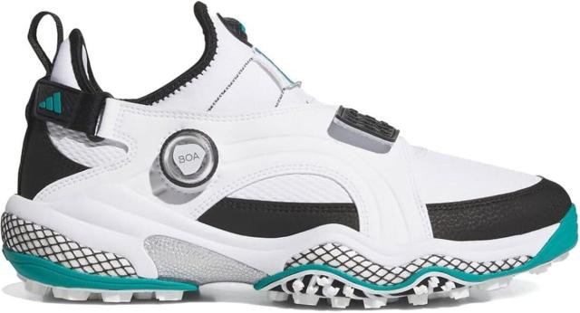 [アディダス] コードカオス 25 ミッドカット ボア [CODECHAOS 25 MIDCUT BOA SPIKELESS] クラウドホワイト/コアブラック/ピュアティール JP5187