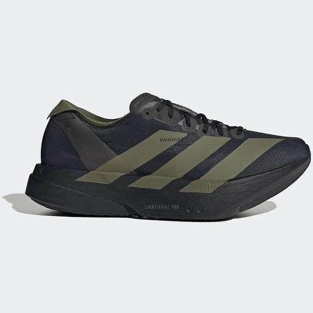 [アディダス] アディゼロ アディオス プロ 4 [ADIZERO ADIOS PRO 4] コアブラック/フォーカスオリーブ/チャコール JP6314_1