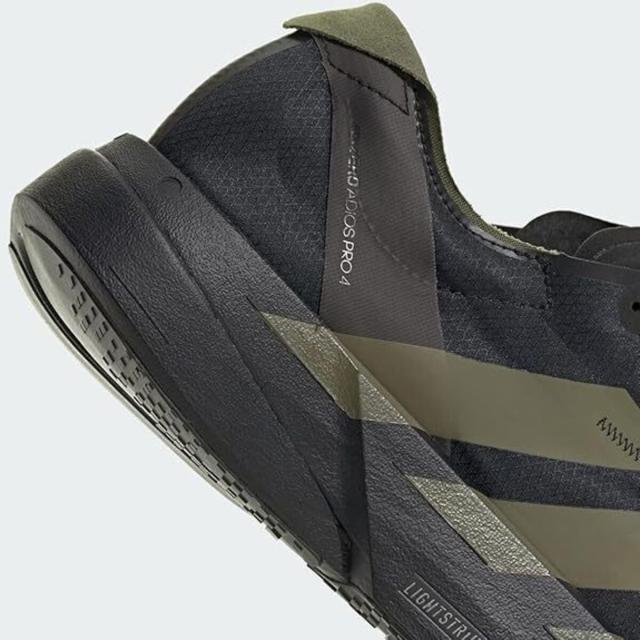 [アディダス] アディゼロ アディオス プロ 4 [ADIZERO ADIOS PRO 4] コアブラック/フォーカスオリーブ/チャコール JP6314_6