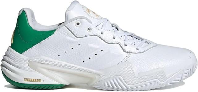 [アディダス] バリケード 13 レザーテニスシューズ [BARRICADE 13 LEATHER TENNIS SHOES] ゴールドメタリック/クラウドホワイト/クラウドホワイト JP7237