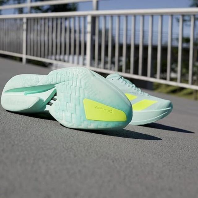 [アディダス] アディゼロ アディオス プロ 4 [W ADIZERO ADIOS PRO 4] ブルー/ルシッドレモン/ミントトン JR1243_2