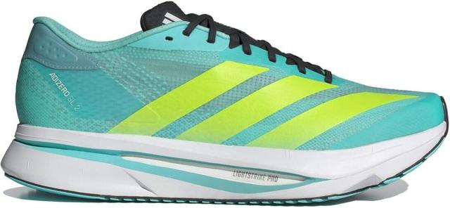 [アディダス] アディゼロ SL 2 [ADIZERO SL 2] ブルー/ルーシッドレモン/ミントトン JR5121