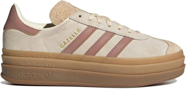 [アディダス] ガゼル ボールド [W GAZELLE BOLD] クリームホワイト/ウォームクレイ/サンドストラータ JS3893