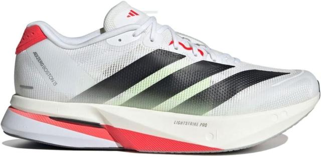 [アディダス] アディゼロ ボストン 13 [ADIZERO BOSTON 13] クラウドホワイト/コアブラック/ルシッドレッド JS4932