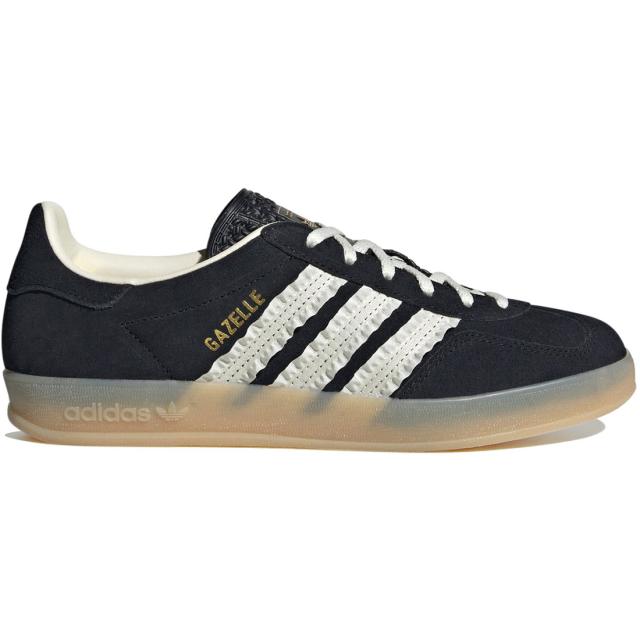 [アディダス] ガゼル インドア [W GAZELLE INDOOR] Core Black/Cream White/Gum JS1412