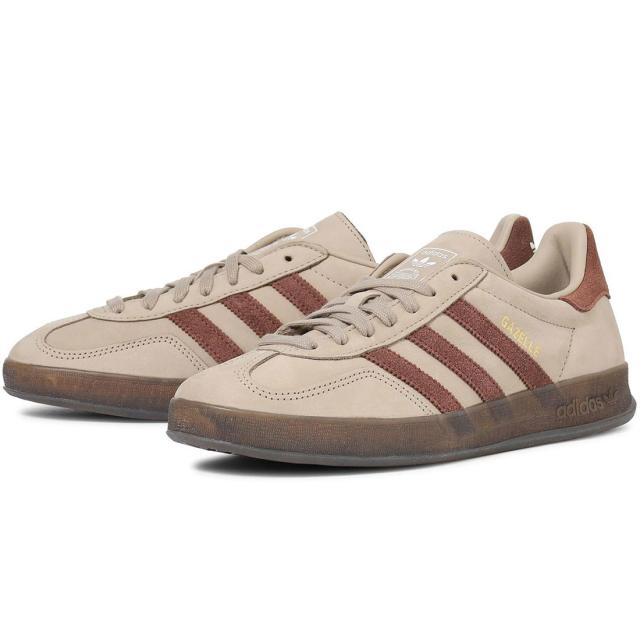 [アディダス] ガゼル インドア [GAZELLE INDOOR] Trace Khaki / Fox Brown / Cloud White JQ8387