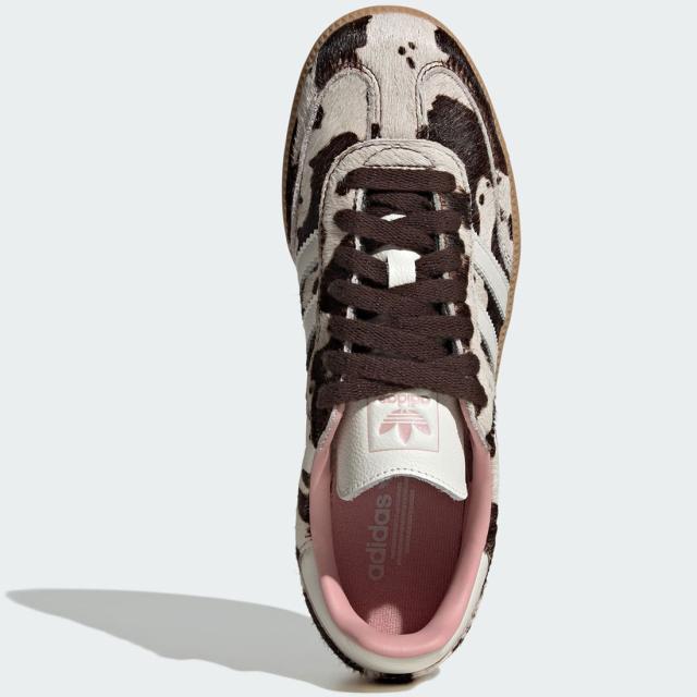 [アディダス] サンバOG [SAMBA OG SHOES] ダークブラウン/オフホワイト/ガム JR1256