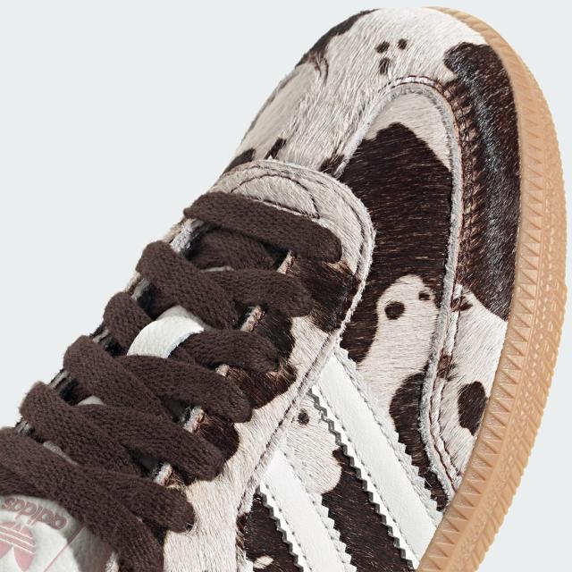 [アディダス] サンバOG [SAMBA OG SHOES] ダークブラウン/オフホワイト/ガム JR1256