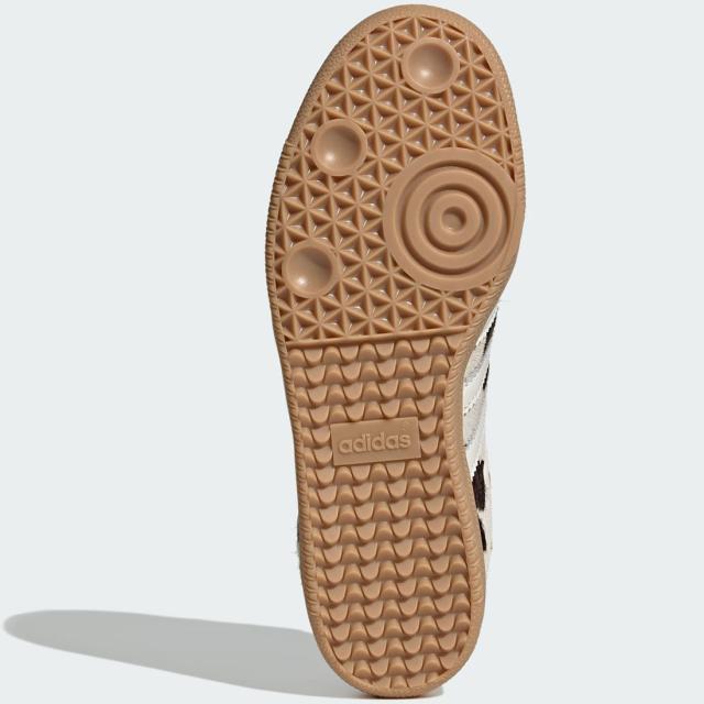 [アディダス] サンバOG [SAMBA OG SHOES] ダークブラウン/オフホワイト/ガム JR1256