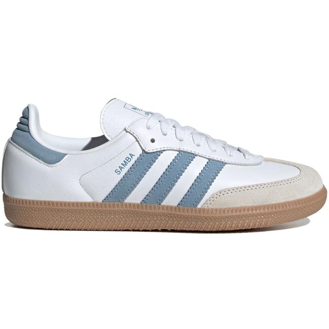 [アディダス] サンバ OG [SAMBA OG] クラウドホワイト/アルミナ/アッシュブルー JS1391