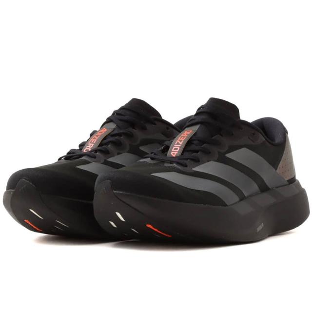 [アディダス] アディゼロ エヴォ SL [ADIZERO EVO SL] コアブラック/グレーフォー/インパクトオレンジ KJ1363