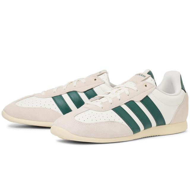 [アディダス] バレダ ロー [BARREDA LO] オフホワイト/カレッジエイトグリーン/ベージュ HQ7381