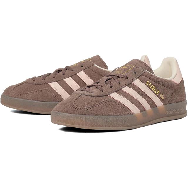 [アディダス] ガゼル インドア W [GAZELLE INDOOR W] アースストレータ/ワンダーピンク/ガム JR2431