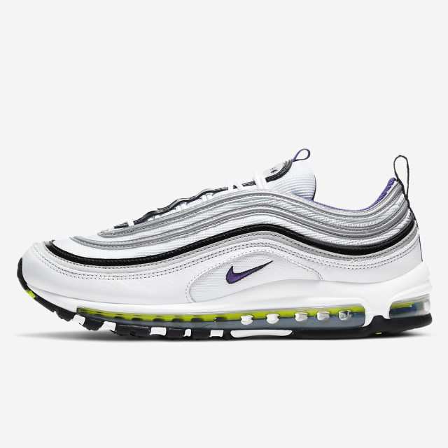 ナイキ エア マックス 97 Air Max 97 ホワイト ブラック シグナルブルー コートパープル Dd9598 100 日本国内正規品 の通販はau Pay マーケット Archtrade