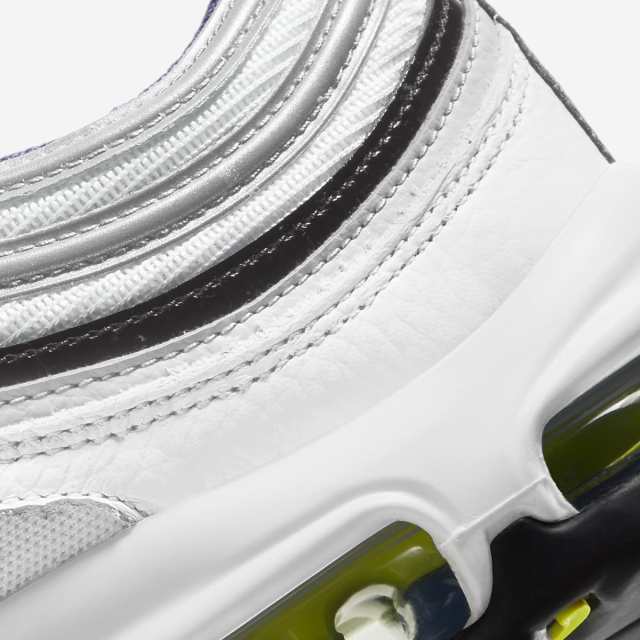 ナイキ エア マックス 97 Air Max 97 ホワイト ブラック シグナルブルー コートパープル Dd9598 100 日本国内正規品 の通販はau Pay マーケット Archtrade