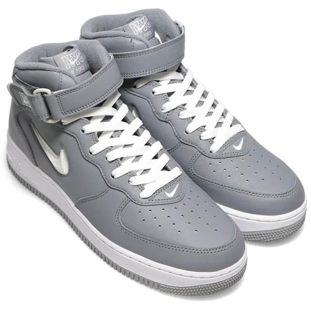 [ナイキ] エア フォース 1 MID QS [Air Force 1 Mid QS] クールグレー/ホワイト/メタリックシルバーDH5622-001 日本国内正規品