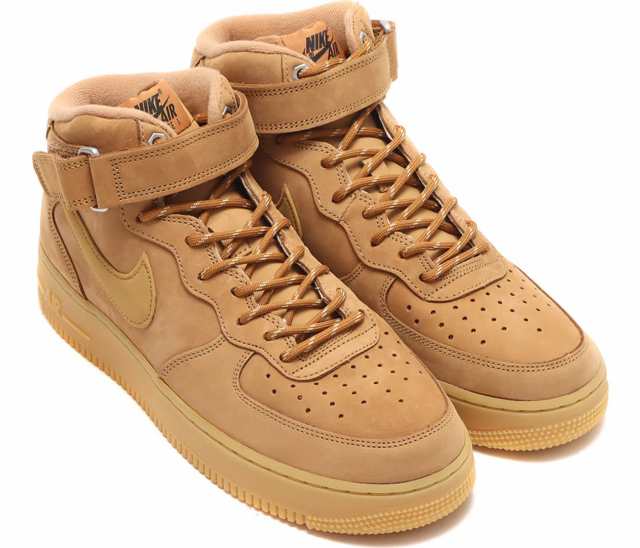 ナイキ] エアフォース 1 ミッド フラックス [AIR FORCE 1 MID WB FLAX ...