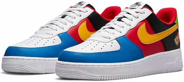 [ナイキ] エア フォース 1 x ウノ [AIR FORCE 1 UNO] ホワイト/イエロー/ユニバーシティレッド DC8887-100 正規品