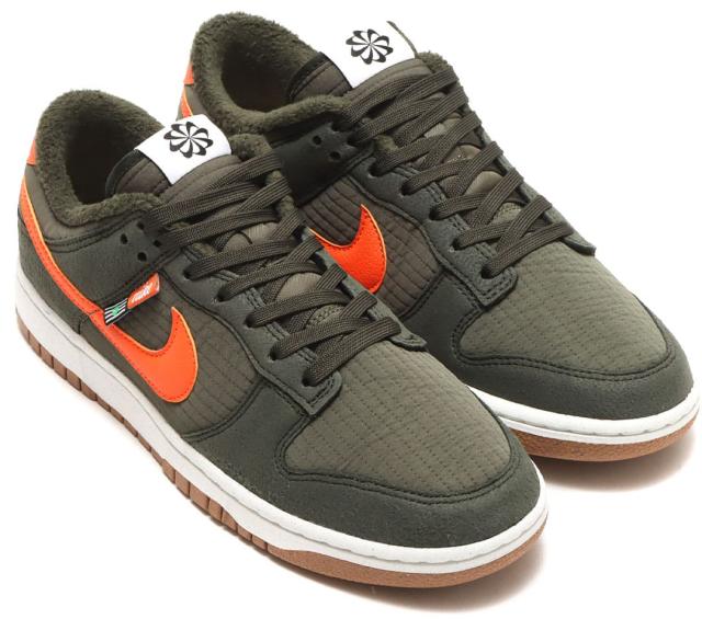 [ナイキ] ダンク LOW レトロ ネクスト ネイチャー [DUNK LOW RETRO NN] セコイア/ミディアムオリーブ/セイル/オレンジ  DD3358-300 正規品