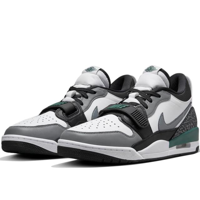 [ナイキ] エア ジョーダン レガシー 312 ロー [AIR JORDAN LEGACY 312 LOW] ホワイト/ブラック/クールグレー/オキシダイズドグリーン CD7069-131