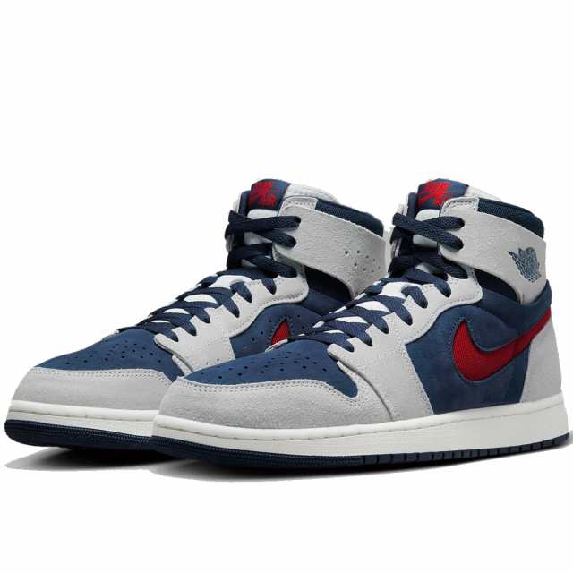 [ナイキ] エア ジョーダン 1 ズーム コンフォート 2 [AIR JORDAN 1 ZOOＭ CMFT 2] ミッドナイトネイビー/ニュートラルグレー/サミットホ