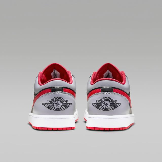 [ナイキ] エア ジョーダン 1 ロー [AIR JORDAN 1 LOW] ブラック/ファイアーレッド/シルバー 553558-060