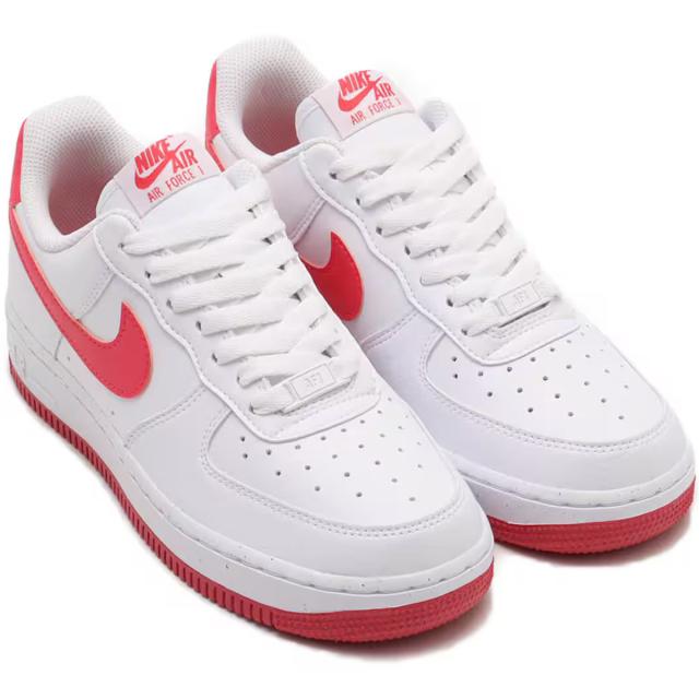 [ナイキ] エア フォース 1 '07 NN [W AIR FORCE 1 '07 NN] ホワイト/アスターピンク DC9486-102