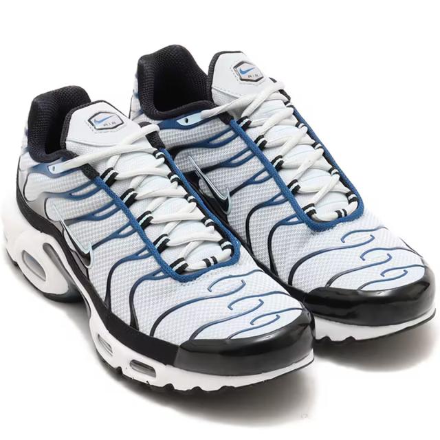 [ナイキ] エア マックス プラス  AIR MAX PLUS ピュアプラチナム/コートブルー/グレイシャーブルー/ブラック FN6949-001