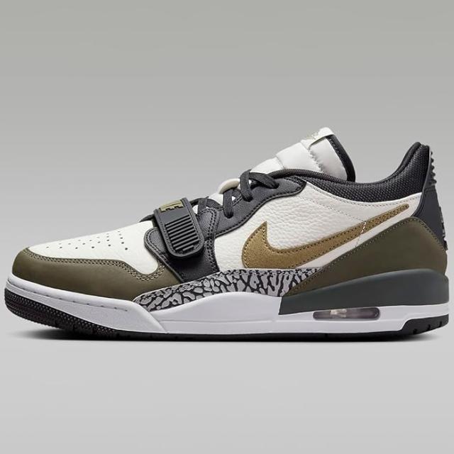 [ナイキ] エア ジョーダン レガシー 312 ロー [AIR JORDAN LEGACY 312 LOW] セイル/ブラック/ウルフグレー/ミディアムオリーブ CD7069-120_1