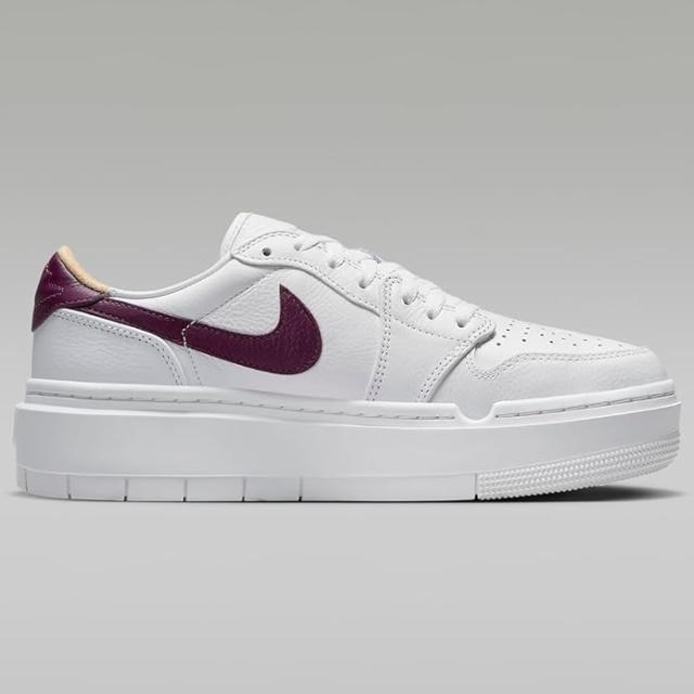 [ナイキ] エア ジョーダン 1 エレベート ロー [W AIR JORDAN 1 ELEVATED LOW] ホワイト/ホワイト/ホワイトオニキス/ボルドー DH7004-162_2