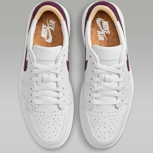 [ナイキ] エア ジョーダン 1 エレベート ロー [W AIR JORDAN 1 ELEVATED LOW] ホワイト/ホワイト/ホワイトオニキス/ボルドー DH7004-162_3